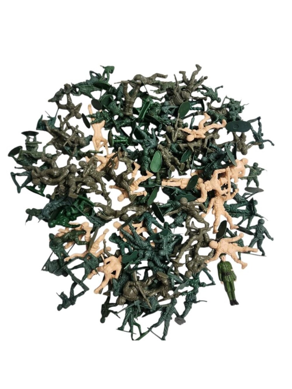 Vintage 1960s -80s  54mm WWII Battleground US Army Soldiers Lot